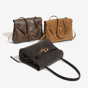 Womens Fashionable Retro Casual Minimalist Shoulder Bag