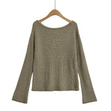 One shoulder top sweater