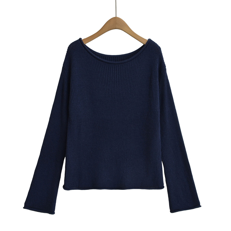 One shoulder top sweater
